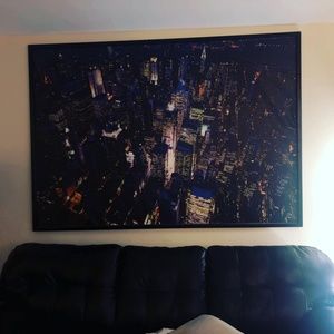 GIANT New York City Picture and Frame